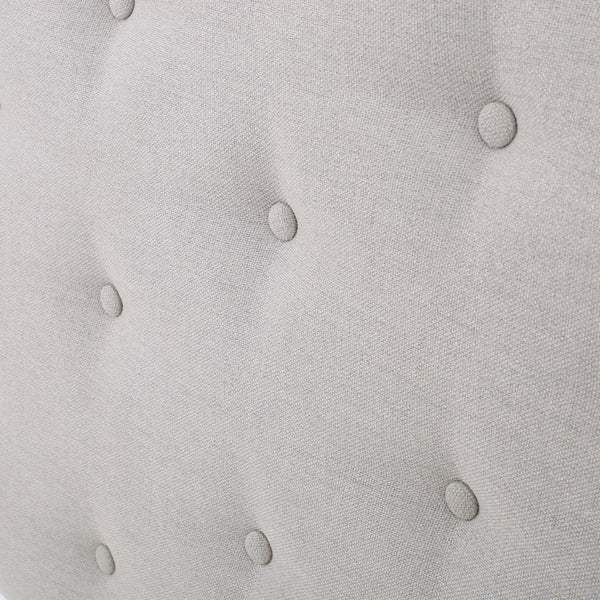 English Elm Christopher Knight Home® - Tufted Upholstered Headboard Twin Size with Button Diamond Stitch, Nailhead Trim and Adjustable Height LIGHT GREY 60665.00LGY