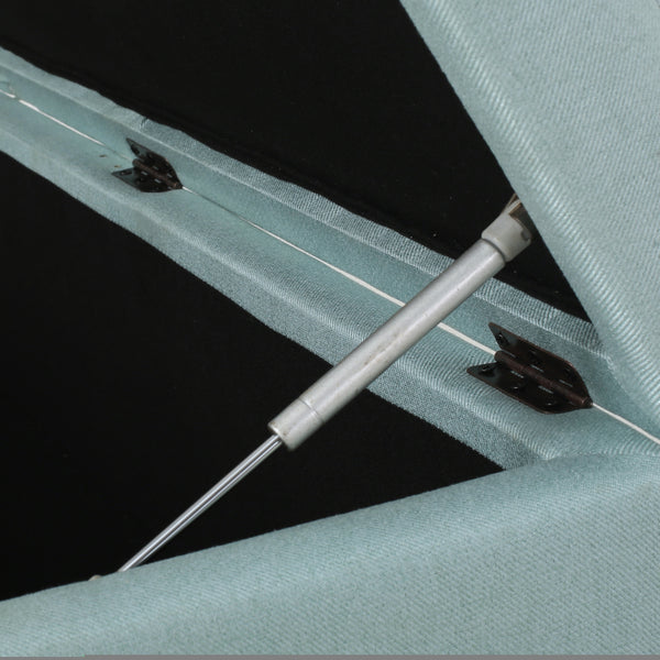 English Elm Christopher Knight Home® - 50 inch Wide Light Blue Tufted Storage Ottoman Bench with Soft-Close Hinges, Cushioned Seating & Spacious Interior - Durable, Stylish Entryway Solution for Living Room, Bedroom, Office 69073.00FLBLU