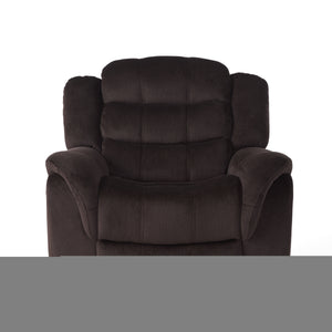 English Elm Christopher Knight Home® - Classic Glider Recliner with Luxurious PU Upholstery, Spacious Seat, Durable Frame, Ultimate Comfort Brown 57412.00F