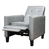 Christopher Knight Home® Jameson 9-Panel Recliner - Compact Dark Grey Push Back Chair for Stylish Comfort in Small Spaces