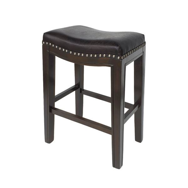 English Elm Tiffin Woven Cane Foldable Outdoor Counter Stools Acacia Wood Bistro Set of 2 67703.00FBLK