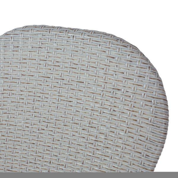 English Elm Outdoor Pe Rattan Bistro Chair Set of 2 with Powder-coated Aluminum Frame Patio 71420.00LBRN