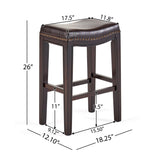 Christopher Knight Home® - Noble House - Avondale Brown Backless Counter Stools - Set of 2