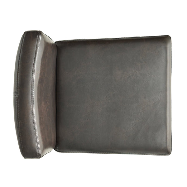 English Elm Christopher Knight Home® - [ Set of 2 26" Portman Bonded Leather Counter Height Barstool Brown - Elegant Wood Frame, Comfortable Seat WF530923BRN