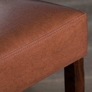 English Elm Christopher Knight Home® - Set Transitional 2-Piece Backless Fabric Counter Height Barstools with 26.75" Seat Height, Durable Upholstery and Sturdy Frame Brown 74492.00HZLNT