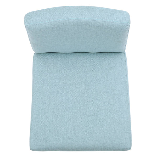 English Elm Christopher Knight Home® - ZUMA Plush Fabric Counter Stool with Breathable Upholstery, Thick Padded Support and Easy Care Finish Light Blue 73723.00FLBLU