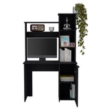 English Elm Computer Desk Dumas, Office, Black