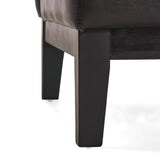 Christopher Knight Home® - Noble House - Darcy Brown Leather Slipper Chair