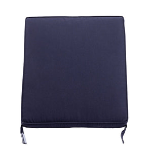 English Elm 3 Pieces Outdoor Swivel Rocker Patio Chairs Set with 360° Rotation, Tempered Glass Table & Plush Cushions Navy Blue W640142463