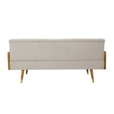 Christopher Knight Home® - Noble House - Jalon Mid-Century Modern Tufted Fabric Sofa