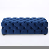 Christopher Knight Home® - Noble House - Piper Modern Glam Tufted Velvet Ottoman Bench