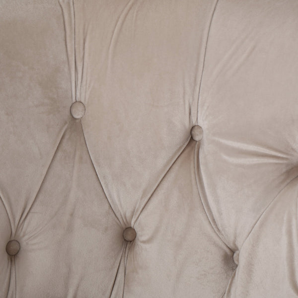 English Elm Christopher Knight Home® - CLUB Velvet Accent Chair with Kiln-Dried Legs — Plush Mid-Century Design, Compact Luxurious Seating Champagne 33 L x 30 W x 25 H 59259.00NVLTCHM