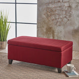 Christopher Knight Home® - Noble House - Breanna Contemporary Fabric Upholstered Storage Ottoman