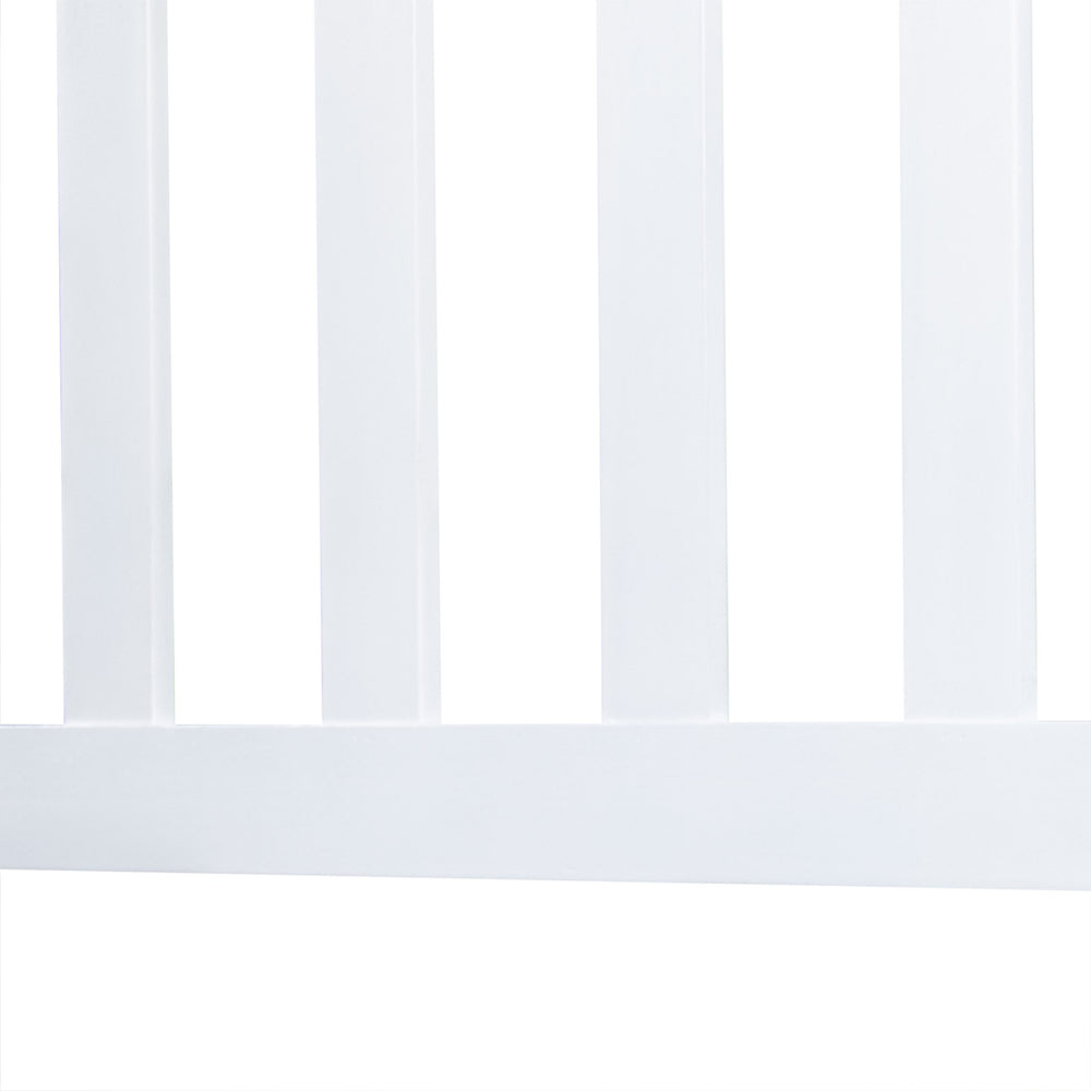 English Elm Christopher Knight Home® - Acacia Solid Wood Queen Platform Bed Frame with Headboard in White — Low Profile, Durable Slats Support 72150.00WHI-Q