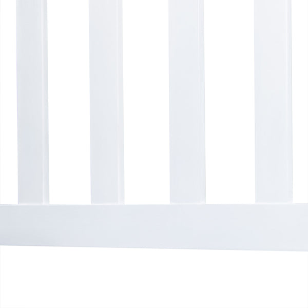 English Elm Christopher Knight Home® - Acacia Solid Wood Queen Platform Bed Frame with Headboard in White — Low Profile, Durable Slats Support 72150.00WHI-Q