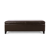 Christopher Knight Home® - Noble House - York Bonded Leather Storage Ottoman Bench