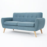 Christopher Knight Home® - Noble House - Josephine Mid-Century Modern Tufted Fabric Upholstered Sofa