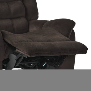 English Elm Christopher Knight Home® - Classic Glider Recliner with Luxurious PU Upholstery, Spacious Seat, Durable Frame, Ultimate Comfort Brown 57412.00F