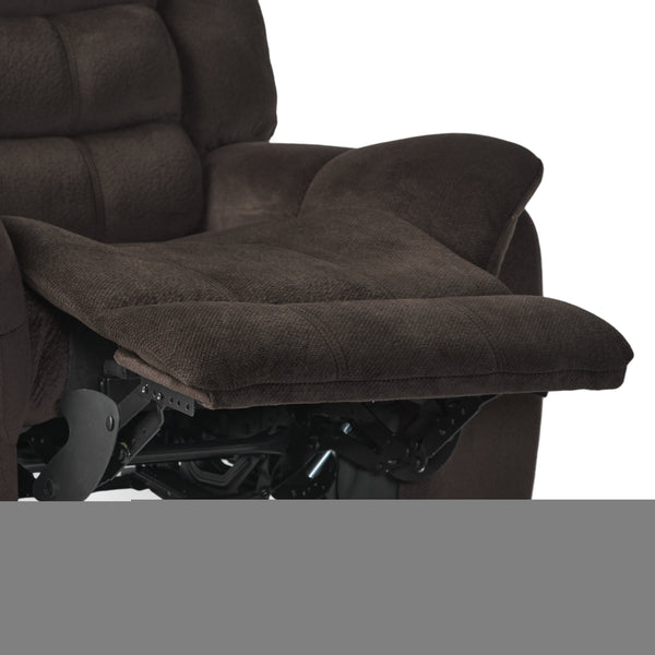 English Elm Christopher Knight Home® - Classic Glider Recliner with Luxurious PU Upholstery, Spacious Seat, Durable Frame, Ultimate Comfort Brown 57412.00F