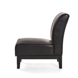 Christopher Knight Home® - Noble House - Darcy Brown Leather Slipper Chair