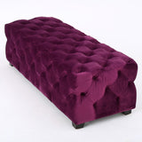 Christopher Knight Home® - Noble House - Piper Modern Glam Tufted Velvet Ottoman Bench