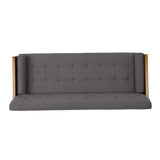 Christopher Knight Home® - Noble House - Jalon Mid-Century Modern Tufted Fabric Sofa