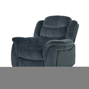 English Elm Christopher Knight Home® - Classic Glider Recliner with Luxurious PU Upholstery, Spacious Seat, Durable Frame, Ultimate Comfort Steel Gray 57412.00FSTL