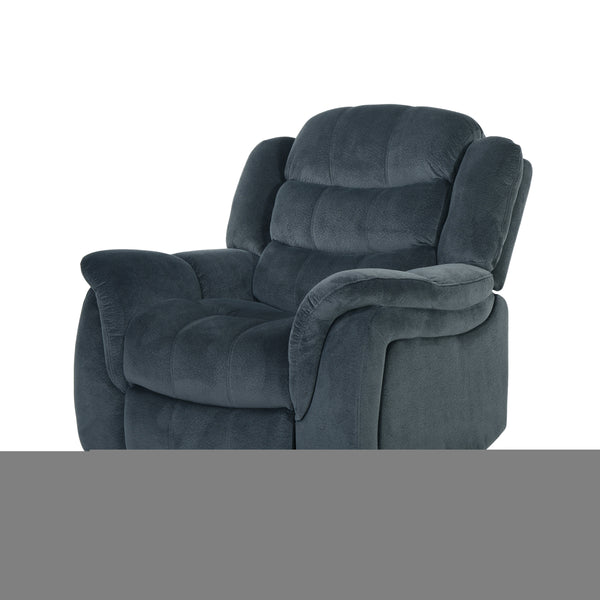 English Elm Christopher Knight Home® - Classic Glider Recliner with Luxurious PU Upholstery, Spacious Seat, Durable Frame, Ultimate Comfort Steel Gray 57412.00FSTL