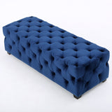 Christopher Knight Home® - Noble House - Piper Modern Glam Tufted Velvet Ottoman Bench