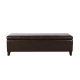 Christopher Knight Home® - Noble House - York Bonded Leather Storage Ottoman Bench