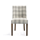 Christopher Knight Home® - Noble House - Harman Contemporary Upholstered Plaid Dining Chairs - Set of 2