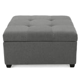 Christopher Knight Home® - Noble House - Carlsbad Fabric Storage Ottoman