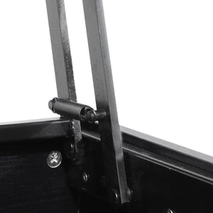 English Elm 39" Modern Lift Top Coffee Table Desk with Hidden Storage, Floating Extendable Work Surface, Black Woodgrain (39") W2225142647