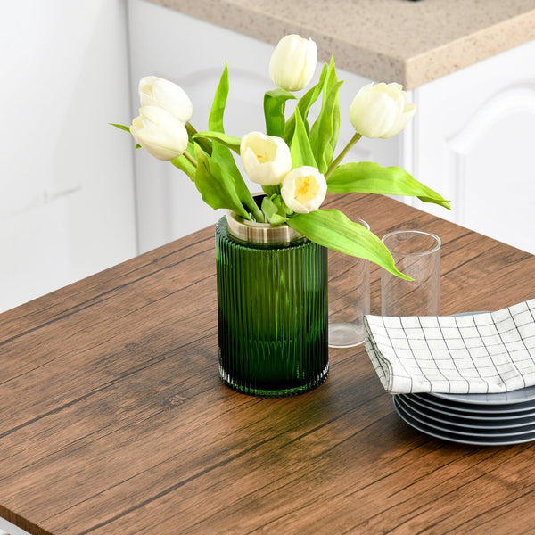 English Elm 3 Piece Bar Table Set - Industrial Counter Height 3-Person Dining Nook with Steel Legs & Footrests, White W2225142653