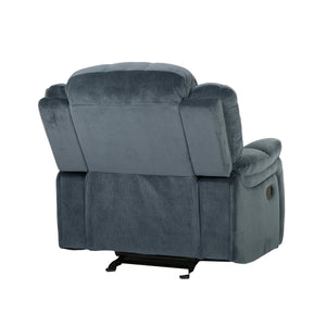 English Elm Christopher Knight Home® - Classic Glider Recliner with Luxurious PU Upholstery, Spacious Seat, Durable Frame, Ultimate Comfort Steel Gray 57412.00FSTL