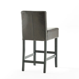 English Elm Christopher Knight Home® - Set of 2 26" Portman Bonded Leather Counter Height Barstool Brown — Stylish, Durable Seating Solution 73724.00