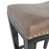 Christopher Knight Home® - Noble House - Avondale Contemporary Studded Fabric Counter Stool - Set of 2