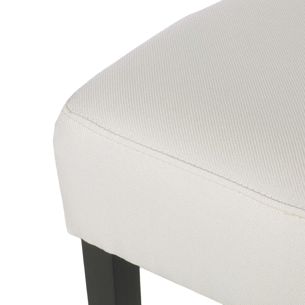 English Elm Christopher Knight Home® - Set Transitional 2-Piece Backless Fabric Counter Height Barstools with 26.75" Seat Height, Durable Upholstery and Sturdy Frame Beige 74492.00FBGE