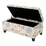 Christopher Knight Home® - Noble House - Breanna Contemporary Fabric Upholstered Storage Ottoman