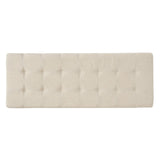 Christopher Knight Home® - Noble House - Mission Beige Tufted Fabric Storage Ottoman Bench