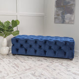 Christopher Knight Home® - Noble House - Piper Modern Glam Tufted Velvet Ottoman Bench