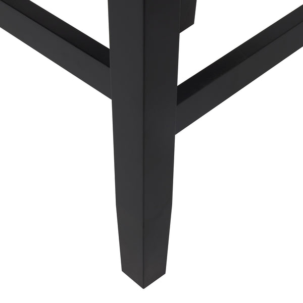 English Elm Christopher Knight Home® - 26-inch Backless Ivory Leather Counter Stool Set of 2 — Modern Bonded Leather, Bronze Hardwood Legs, 300 lb Capacity 74493.00IVR