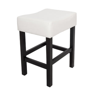 English Elm Zuma Backless Bonded Leather Counter Stools Set of Two for Kitchen Islands 74492.00IVR