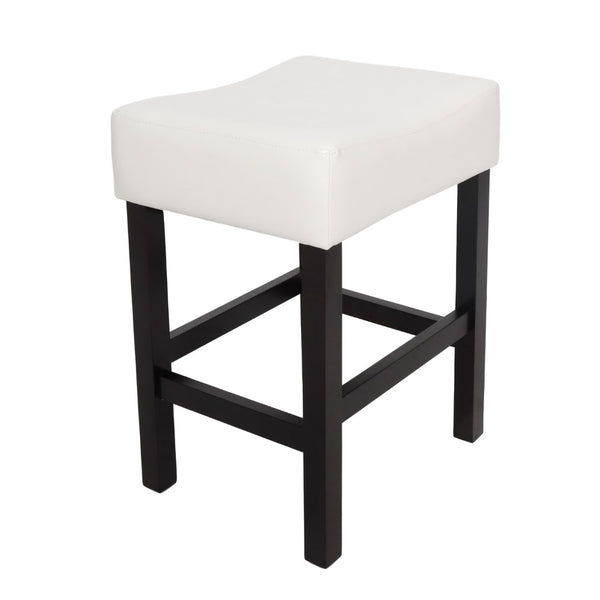 English Elm Zuma Backless Bonded Leather Counter Stools Set of Two for Kitchen Islands 74492.00IVR