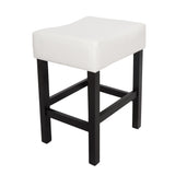 Christopher Knight Home® - Noble House - Lopez Backless Ivory Leather Counterstools - Set of 2