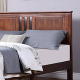 Christopher Knight Home® - Noble House - Norland Modern Farmhouse Acacia Wood Queen Bed Platform