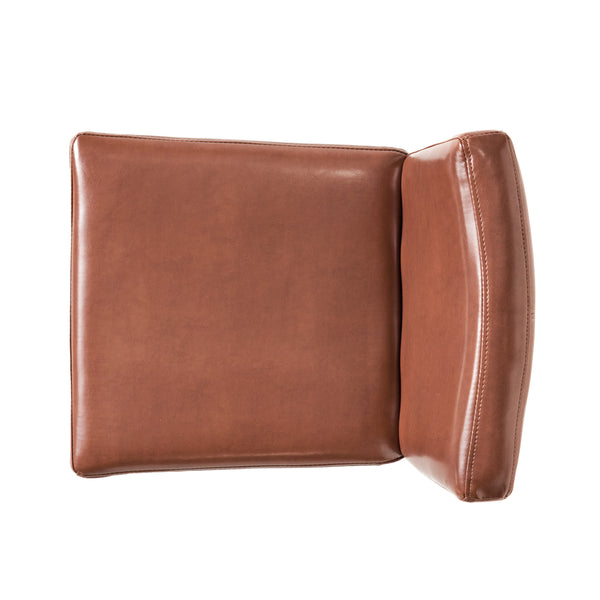 English Elm Christopher Knight Home® - ZUMA Plush Fabric Counter Stool with Breathable Upholstery, Thick Padded Support and Easy Care Finish Brown 73723.00HZLNT