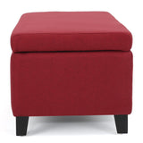 Christopher Knight Home® - Noble House - Breanna Contemporary Fabric Upholstered Storage Ottoman