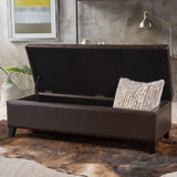 Christopher Knight Home® - Noble House - York Bonded Leather Storage Ottoman Bench