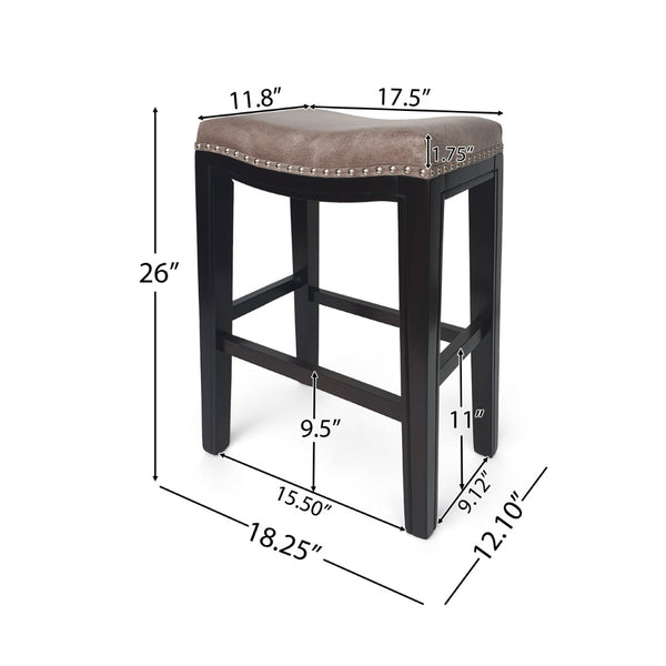 English Elm Tiffin Woven Cane Foldable Outdoor Counter Stools Acacia Wood Bistro Set of 2 67703.00FGRY